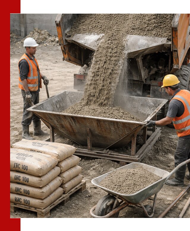 Доставка цементно-песчаной смеси М100 в Советской Гавани