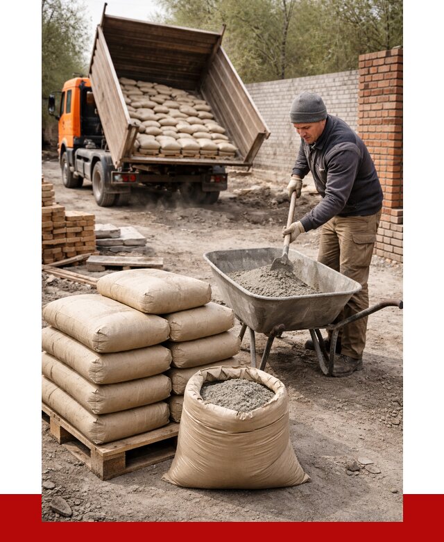 Купить сухую смесь для кладки в Советской Гавани от 1247 р. | ПРОНЕРУДСвс