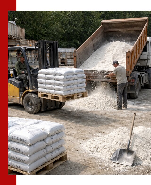 Доставка строительной извести оптом и в розницу в Советской Гавани