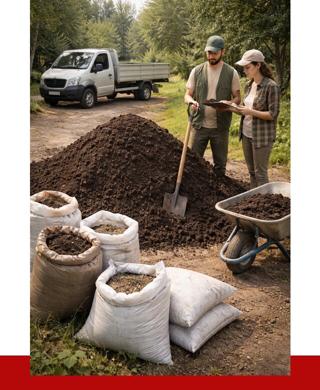 Купить грунт с доставкой в Советской Гавани от 4675 р. за м3 | ПРОНЕРУДСвс