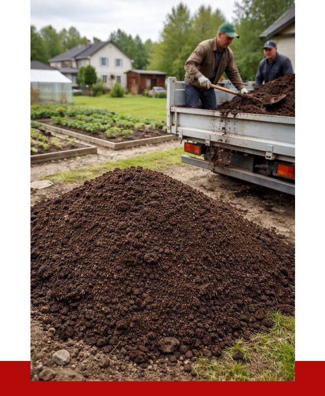 Плодородный грунт в Советской Гавани с доставкой от 4363 р. | ПРОНЕРУДСвс
