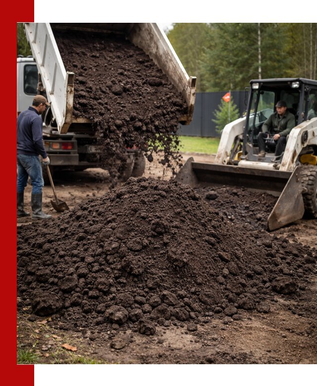 Плодородный грунт с доставкой в Советской Гавани для садов и огородов