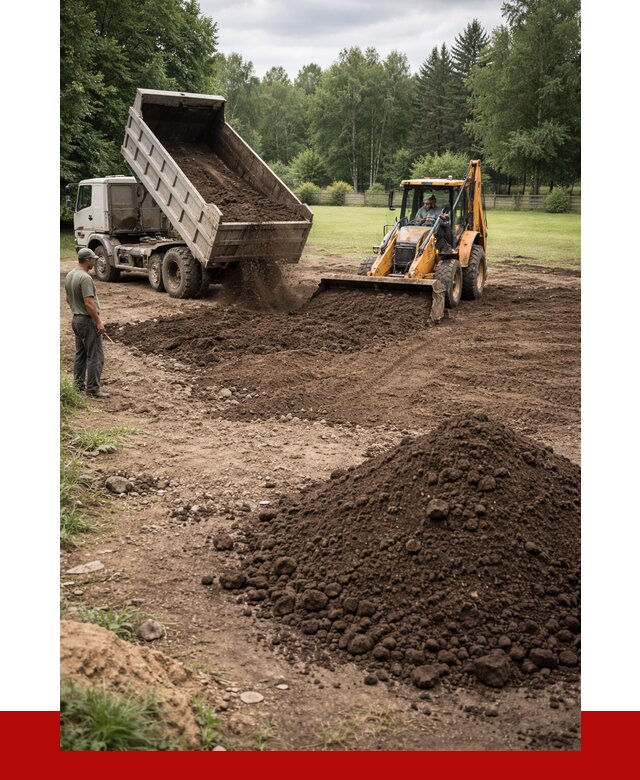 Грунт для выравнивания участка в Советской Гавани от 1247 р. | ПРОНЕРУДСвс