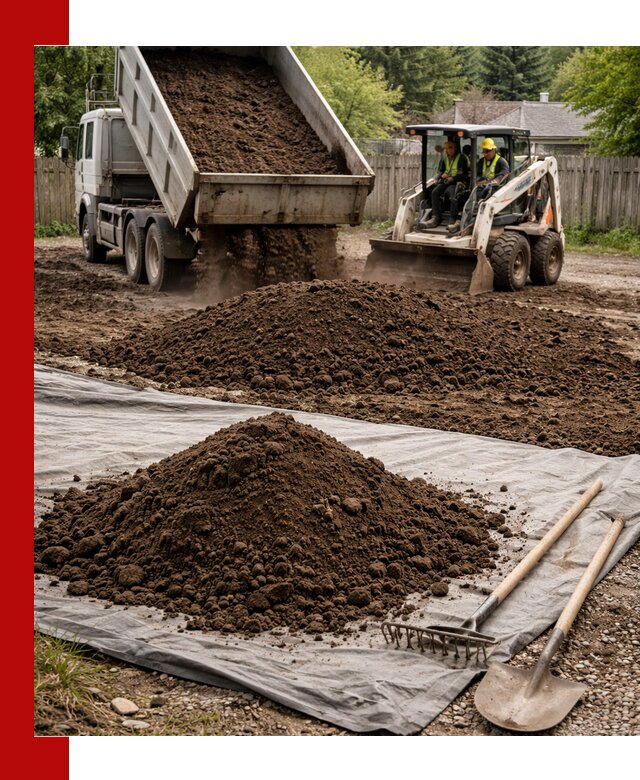 Грунт для отсыпки участка с доставкой в Советской Гавани