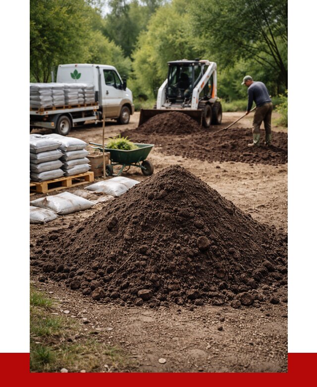 Грунт для озеленения с доставкой в Советской Гавани от 1870 р. | ПРОНЕРУДСвс