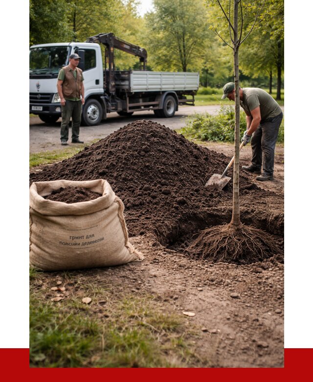 Грунт для посадки деревьев в Советской Гавани от 1247 р. | ПРОНЕРУДСвс
