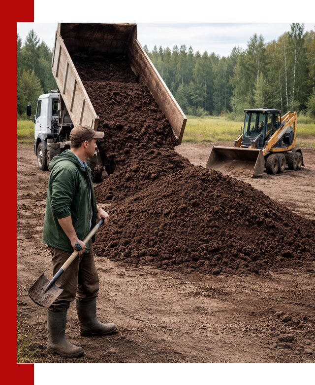 Купить верховой торф с доставкой в Советской Гавани для садоводства и растений