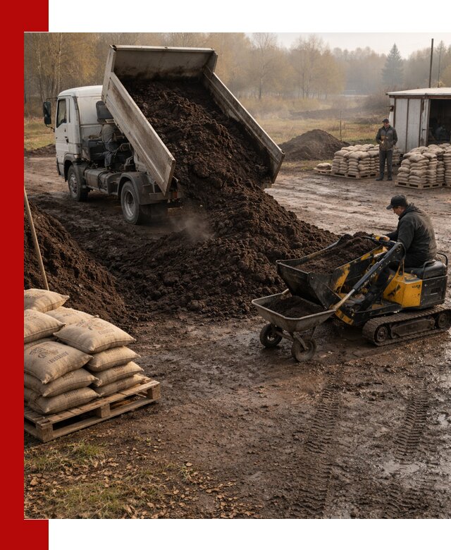 Кислый торф в доставке по выгодным ценам в Советской Гавани