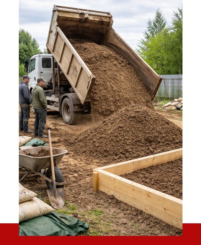 Торфо песчаная смесь в Советской Гавани с доставкой от 1922 р. | ПРОНЕРУДСвс