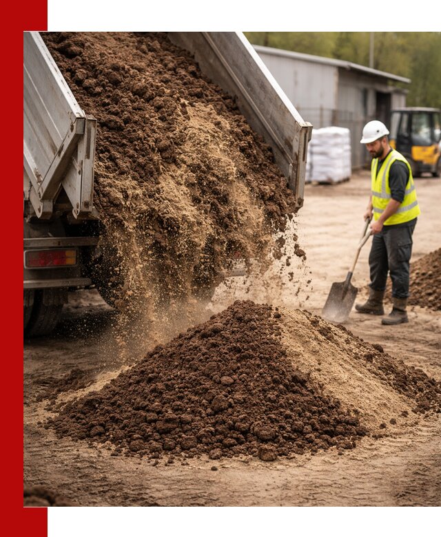 Доставка торфо-песчаной смеси в Советской Гавани для строительства и озеленения