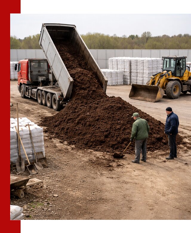 Доставка торфяных смесей оптом и в розницу в Советской Гавани