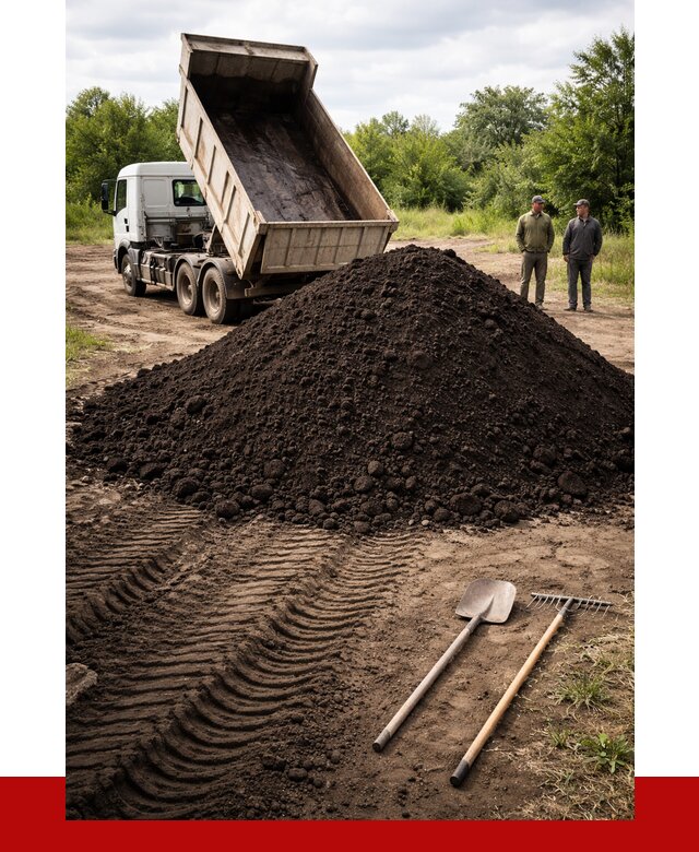 Купить чернозем навалом в Советской Гавани от 1247 р. за куб | ПРОНЕРУДСвс