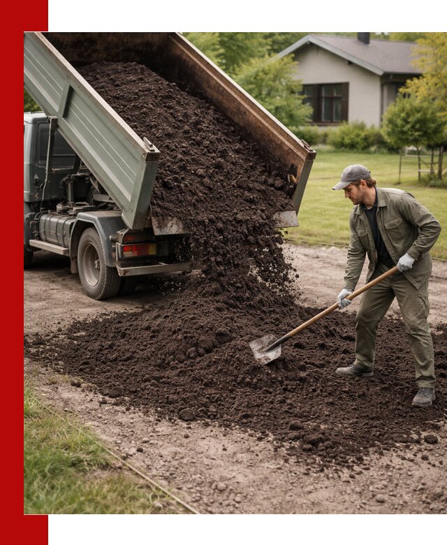 Чернозем для газона с доставкой в Советской Гавани быстро и качественно