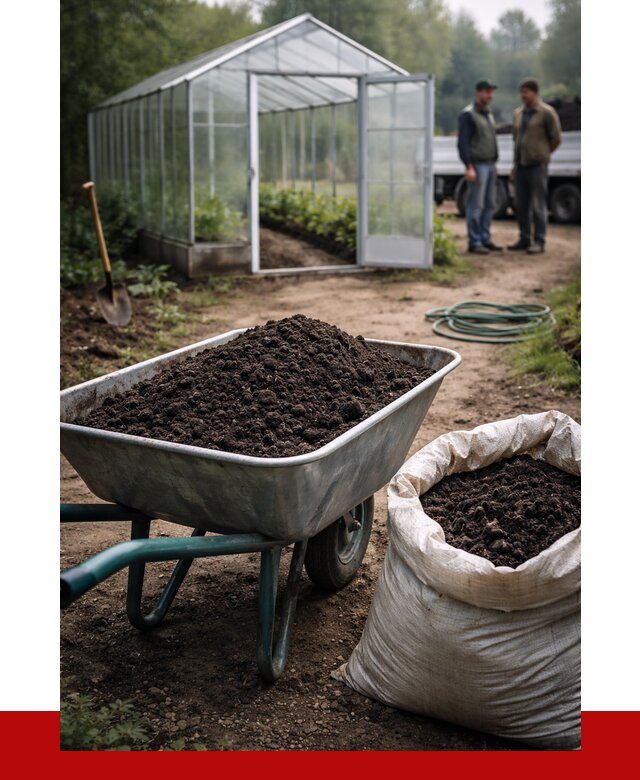 Чернозем для теплицы в Советской Гавани с доставкой от 1558 р. | ПРОНЕРУДСвс