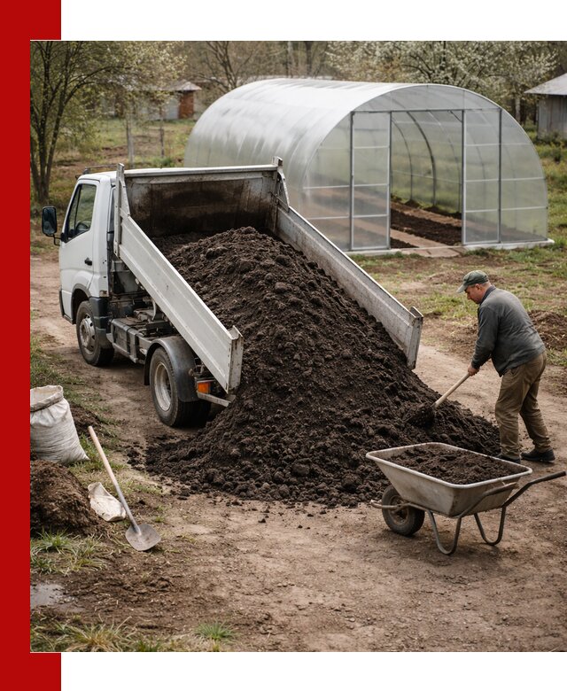 Чернозем для теплицы с доставкой в Советской Гавани