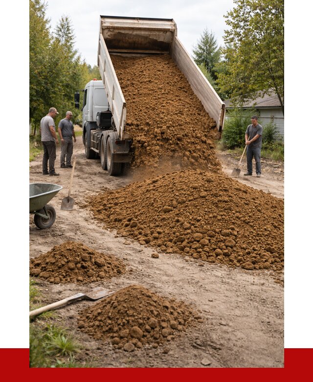 Купить суглинок с доставкой в Советской Гавани от 2597 р. за куб | ПРОНЕРУДСвс