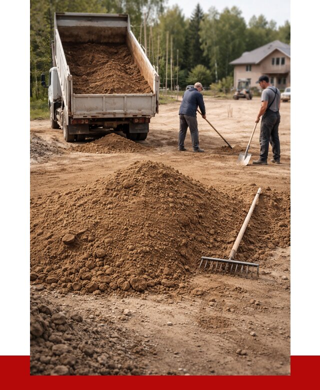 Суглинок для планировки в Советской Гавани с доставкой от 4363 р. | ПРОНЕРУДСвс