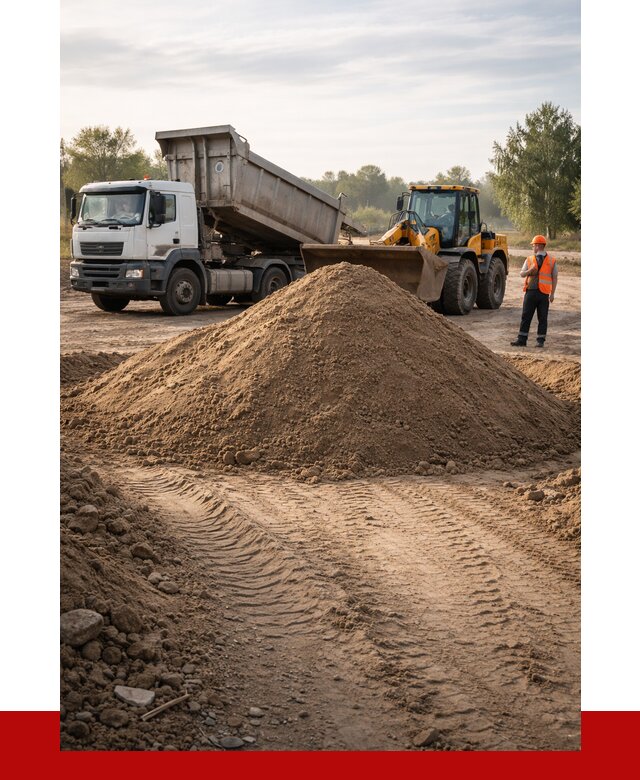 Купить песчаный грунт с доставкой в Советской Гавани от 4363 р. | ПРОНЕРУДСвс