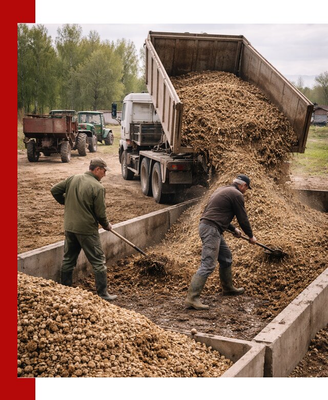 Куриный помет с доставкой в Советской Гавани оптом и в розницу