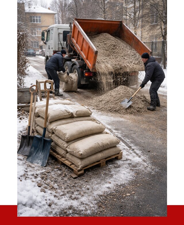Противогололедные материалы оптом в Советской Гавани от 4363 р. | ПРОНЕРУДСвс