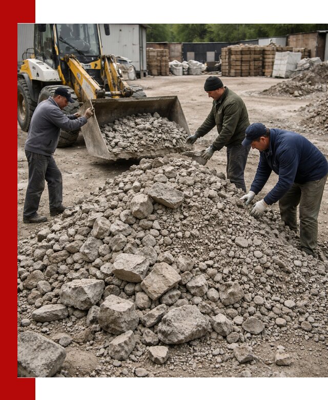 Демонтаж и вывоз бой бетона в Советской Гавани