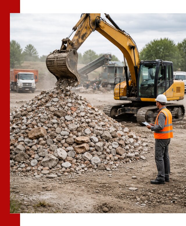 Доставка и вывоз строительного боя в Советской Гавани