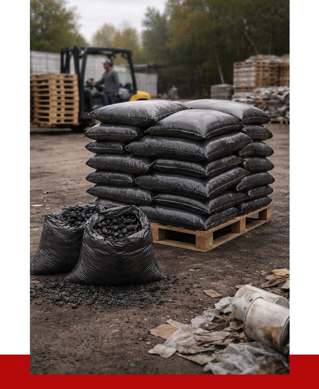 Купить уголь в мешках с доставкой в Советской Гавани от 7792 р. | ПРОНЕРУДСвс