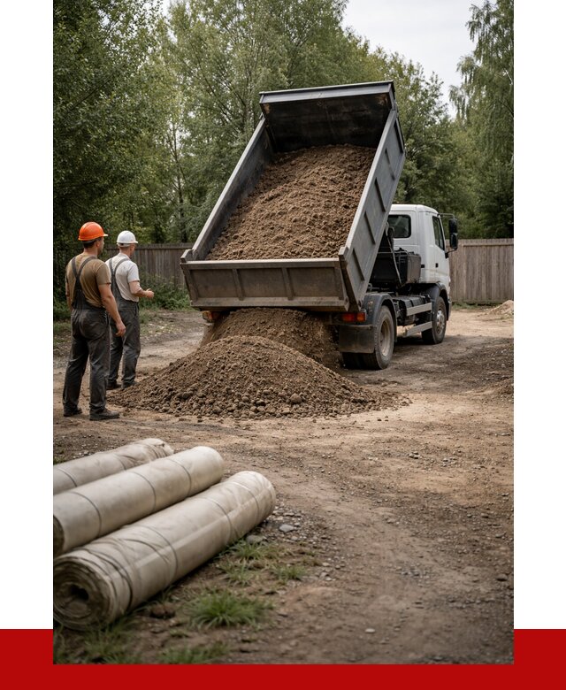 Доставка сыпучих материалов самосвалом в Советскую Гавань от 4363 р. | ПРОНЕРУДСвс