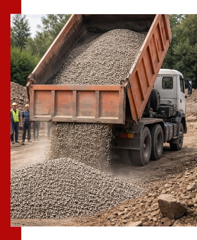 Доставка сыпучих материалов самосвалом в Советской Гавани быстро и надежно