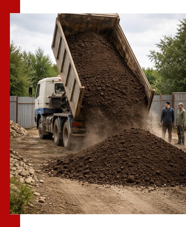 Доставка самосвалом 10 кубов в Советской Гавани быстро и надёжно