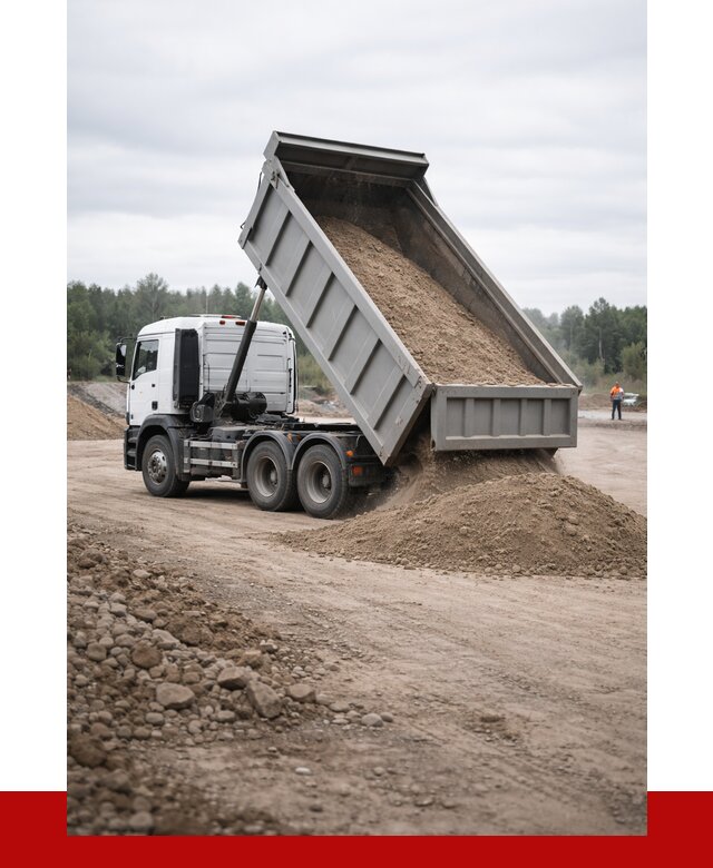 Доставка самосвалом 15 кубов в Советской Гавани от 6753 руб. | ПРОНЕРУДСвс
