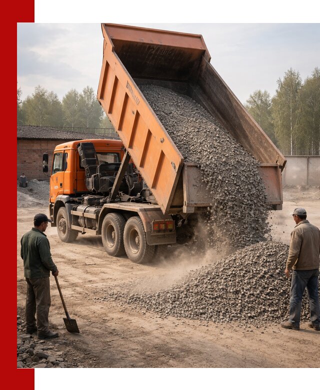 Доставка самосвалом 20 м3 в Советской Гавани быстро и надежно