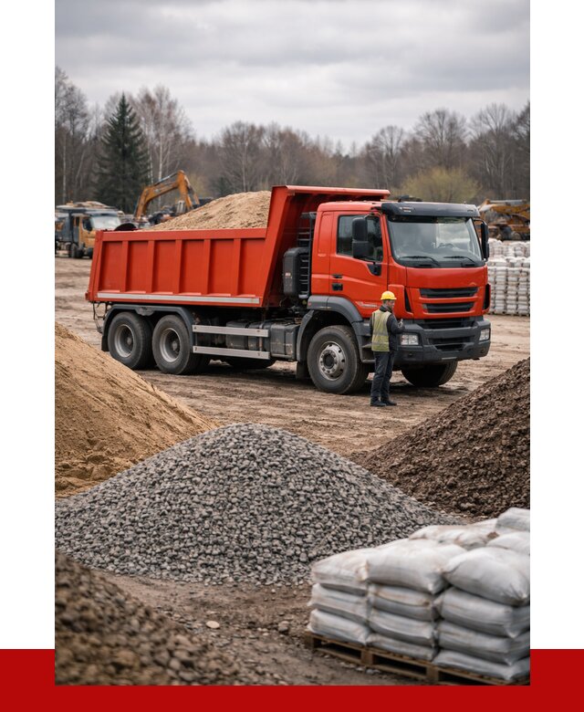 Доставка самосвалом 25 кубов в Советской Гавани от 7792 р. | ПРОНЕРУДСвс