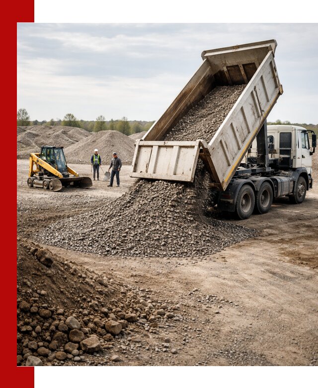 Доставка самосвалом 25 м³ в Советской Гавани быстро и надежно