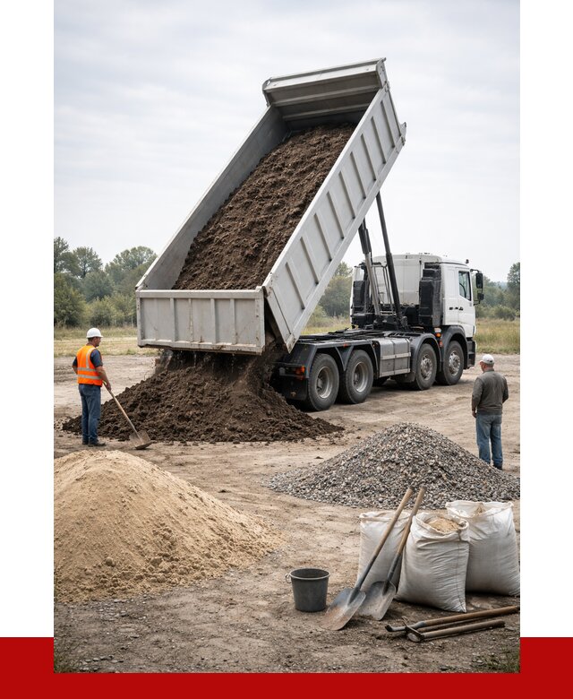 Доставка самосвалом 30 кубов в Советской Гавани от 8831 р. | ПРОНЕРУДСвс
