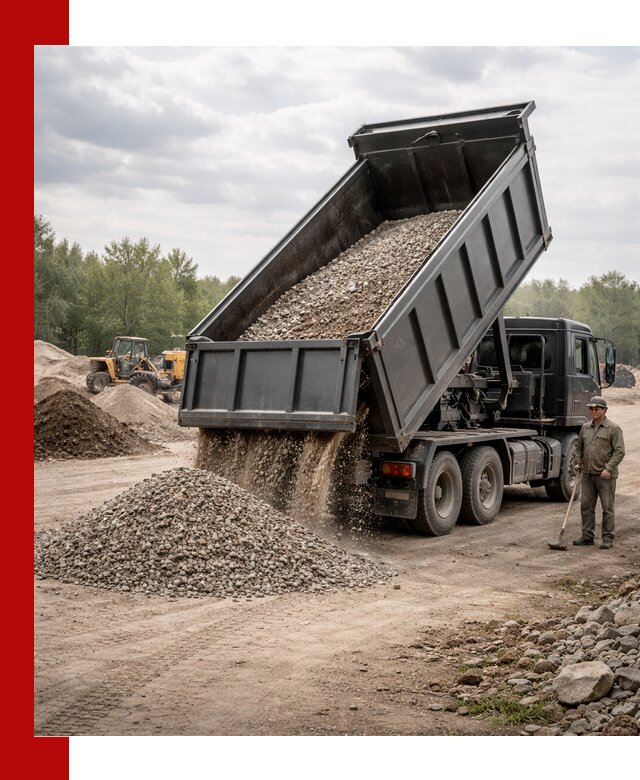 Доставка самосвалом 30 м3 по выгодным ценам в Советской Гавани