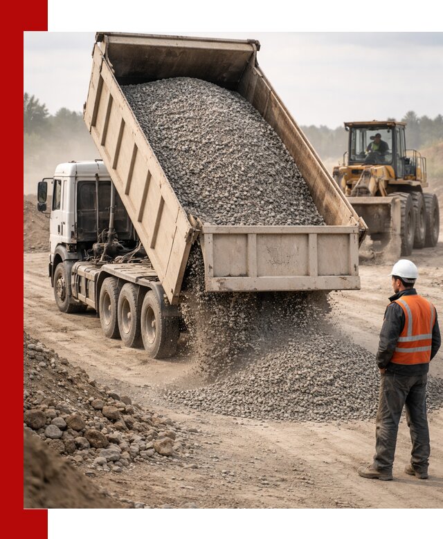 Доставка самосвалом 40 кубов цемента и сыпучих в Советской Гавани