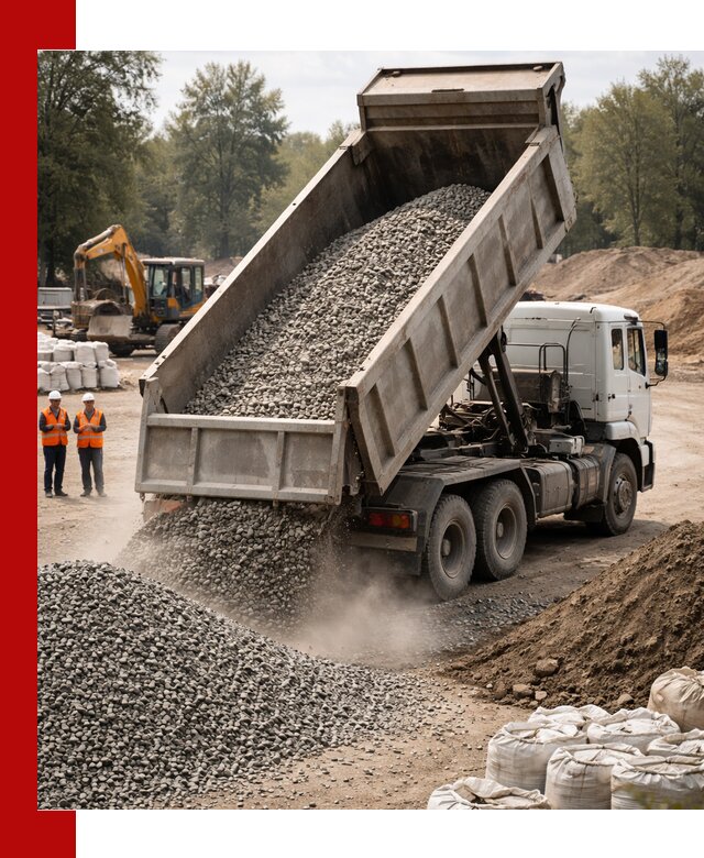 Аренда самосвала в Советской Гавани для доставки сыпучих и нерудных материалов