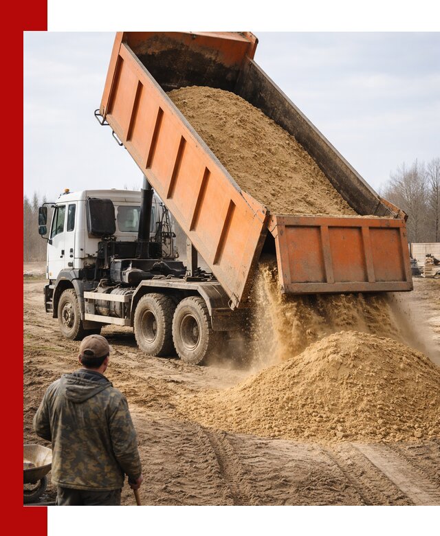 Аренда самосвала 20 тонн для перевозки грузов в Советской Гавани