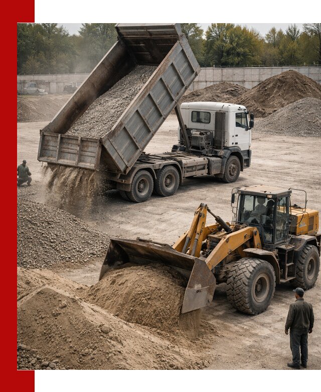 Перевозка сыпучих грузов самосвалами и бортовыми в Советской Гавани