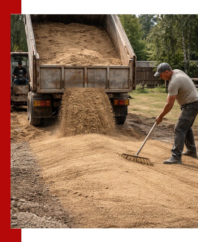 Отсыпка участка песком в Советской Гавани быстро и качественно