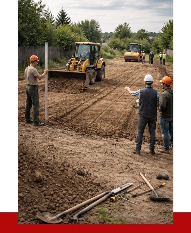 Планировка участка грунтом в Советской Гавани от 4675 р ПРОНЕРУДСвс